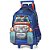 Mochila de Rodinha Com Alça Luxcel Up4You Monster Truck Azul - Imagem 5