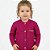Casaco Transpassado Tricô Kids Rosa Pink - Imagem 1