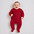 Kit Maquinho Casaco Manta Tricô Kids Trança Losango Vermelho - Imagem 2