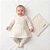 Kit Macacão e Manta Tricô Kids Com Vestido Coração Pérola - Imagem 1