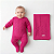 Kit Macacão e Manta Tricô Kids Trabalhada Rosa Forte - Imagem 1