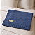 Kit Macacão e Manta Tricô Kids Trançada Canelada Azul Jeans - Imagem 2