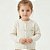 Casaco Losango Trabalhado Tricô Kids Pérola Off White - Imagem 1
