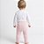 Calça Trançada Tricô Kids Bebê Rosa Claro - Imagem 2