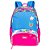 Mochila de Costas Sestini M Plus Floral Azul e Rosa - Imagem 1