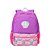 Mochila de Costas Sestini M Plus Sereia 2 Lilás e Rosa - Imagem 1