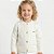 Casaco Liso Tricô Kids Menina Off White Pérola - Imagem 1