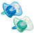 Kit 2 Chupetas Buba Comfort Tam 2 Noturna Foguete Azul - Imagem 3