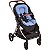 Almofada Acolchoada Kiddo Para Carrinho Melange Azul - Imagem 3