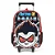 Mochila de Rodinhas Sem Alça Teen Titans Luxcel Preto - Imagem 1