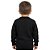 Blusa Trançada Tricô Kids Decote Redondo Preto - Imagem 2
