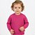 Blusa Losango Trançado Tricô Kids Raglan Rosa Forte - Imagem 1