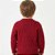 Blusa Trabalhada Tricô Kids Ombro Botão Vermelho - Imagem 2