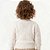 Blusa Trabalhada Tricô Kids Decote V Branco - Imagem 2