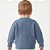 Blusa Trabalhada Tricô Kids Decote V Azul Jeans - Imagem 2