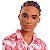 Boneco Ken Mattel Fashionista Roupa Floral Vermelho - Imagem 2