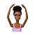 Boneca Barbie Mattel Profissões Bailarina Negra Roupa Lilás - Imagem 2