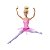 Boneca Barbie Mattel Profissões Bailarina Loira Roupa Rosa - Imagem 1