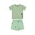Conjunto Curto Tigor T Tigre Camiseta e Bermuda Verde - Imagem 1