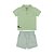 Conjunto Curto Tigor T Tigre Camiseta Polo e Bermuda Verde - Imagem 1
