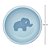 Bowl Em Silicone Buba Com Ventosa Cloudy Elefante Azul - Imagem 6