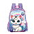 Mochila de Costas Luxcel Up4You Gatinha Roxo - Imagem 1