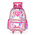 Mochila de Rodinhas Com Alça Luxcel Barbie Metalizada Pink - Imagem 7