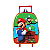 Mochila Rodinhas Sem Alça Luxcel Petit Mário Vermelho - Imagem 1