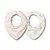 Kit Com 2 Babadores Hug Bandana Jardim Da Aurora Rosa - Imagem 1