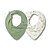 Kit Com 2 Babadores Hug Bandana Diversão Na Selva Verde - Imagem 1