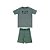Conjunto Curto Tigor T Tigre Camiseta e Bermuda Sarja Verde - Imagem 1