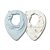 Kit Com 2 Babadores Hug Bandana Terra De Aventuras Azul - Imagem 1