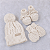 Kit Tricô Kids Gorro Luva e Sapato de Tricô Pérola Off White - Imagem 1