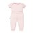 Conjunto de Body Hug Curto Com Calça Culote Rosa - Imagem 1