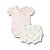 Conjunto de Body Hug Curto Jardim da Aurora Rosa - Imagem 3