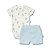 Conjunto de Body Hug Curto Terra de Aventuras Azul - Imagem 3