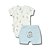 Conjunto de Body Hug Curto Terra de Aventuras Azul - Imagem 4