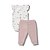 Conjunto de Body Hug Curto Babado Calça Quarto de Sofia Rosa - Imagem 4