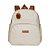 Mochila de Maternidade Pirulitando Baby Amor De Mãe OffWhite - Imagem 1