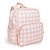 Mochila de Maternidade Just Baby Vichy Rosa - Imagem 1