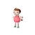 Boneca Metoo Mini Com Caixa Angela Fruta Moranguinho 20CM - Imagem 3