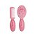 Kit Escova e Pente Lilica Ripilica Happy Sky Rosa - Imagem 2