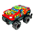 Mochila de Rodinhas 3D Maxtoy HW Demo Derby Monster Trucks - Imagem 3