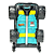 Mochila de Rodinhas 3D Maxtoy HW Demo Derby Monster Trucks - Imagem 2