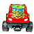 Mochila de Rodinhas 3D Maxtoy HW Demo Derby Monster Trucks - Imagem 4
