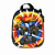 Mochila Pequena Maxtoy HW Monster Trucks Amarelo - Imagem 1