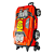 Mochila de Rodinhas 3D Maxtoy HW Night Shifter Motor Cromo - Imagem 2