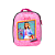 Mochila Pequena Maxtoy Barbie Boneca Rosa - Imagem 1