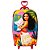 Mochila de Rodinhas 3D Maxtoy Princesa Moana Amarelo - Imagem 1