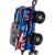 Mochila de Rodinhas 3D Maxtoy Capitão América Monster Trucks - Imagem 2